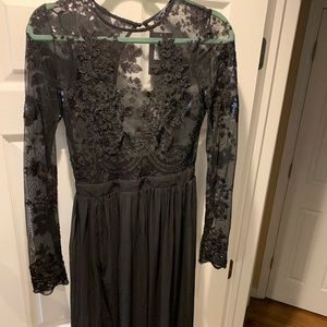 Mesh and sequin Party dress from Fashion Nova